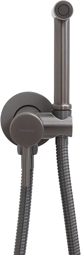 Allen Brau Смеситель с гигиеническим душем Priority 5.31A29-MG (с внутренней частью) графит браш – картинка-5